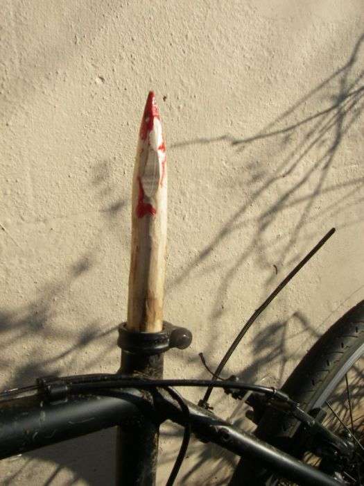 Креативна захист від викрадення велосипеда (9 фото)