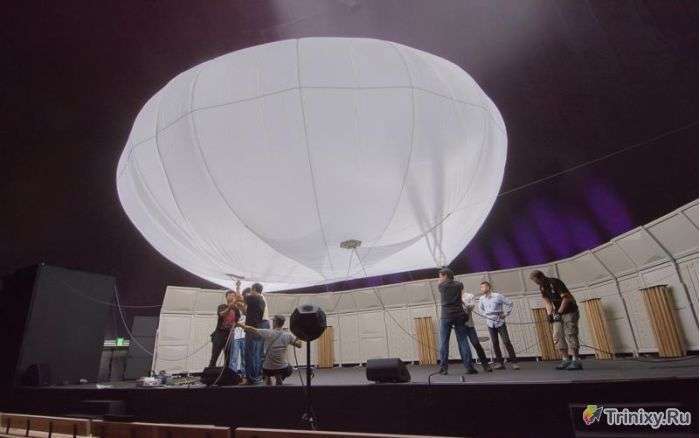 Перший в світі надувному концертний зал (9 фото)