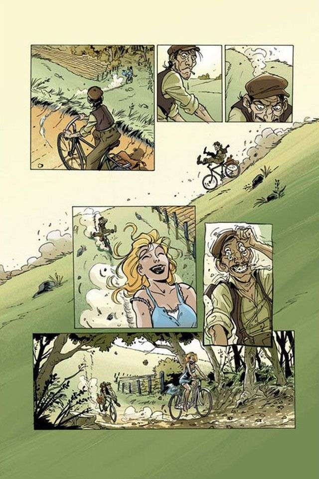 Філософський комікс про велосипедиста (10 картинок)