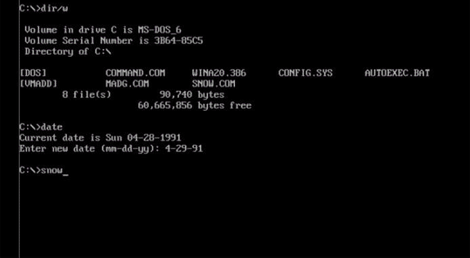 Віруси і шкідливі програми епохи MS-DOS (15 гифок)