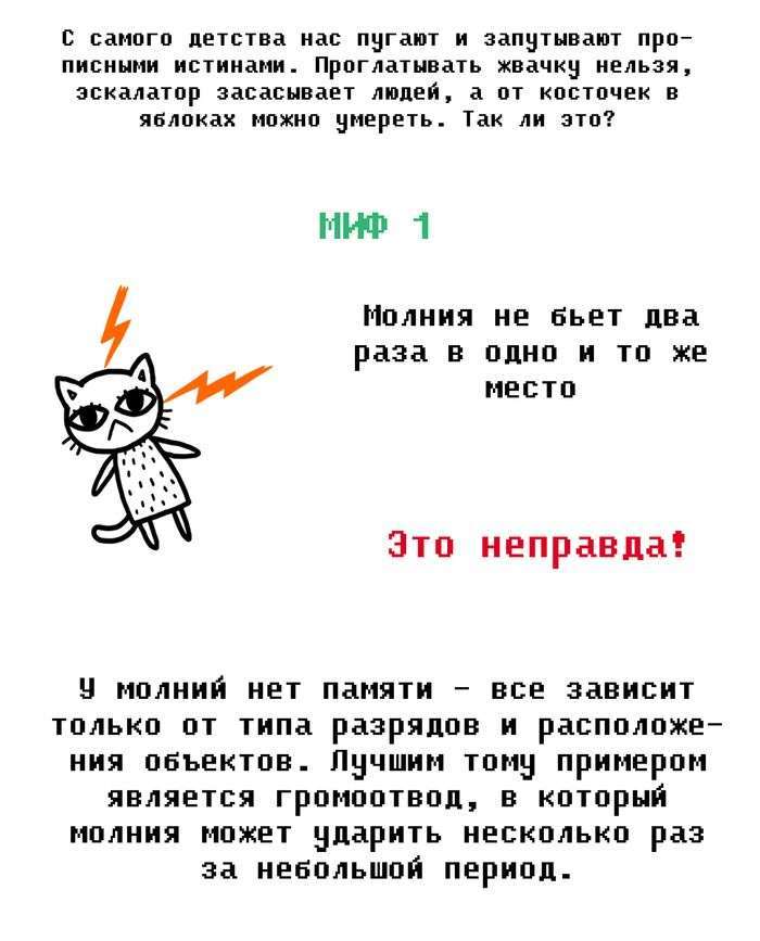 Неправдиві міфи з нашого дитинства (10 картинок)