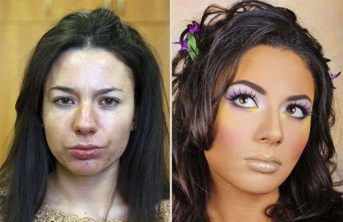 Косметика творить чудеса (20 фото)