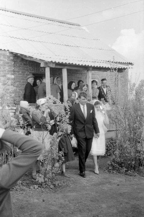 Сільське весілля 1964 року в Рязанській області (56 фото)
