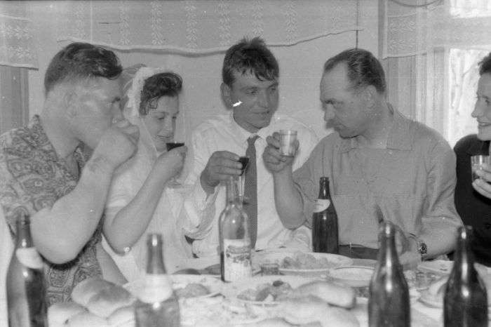 Сільське весілля 1964 року в Рязанській області (56 фото)