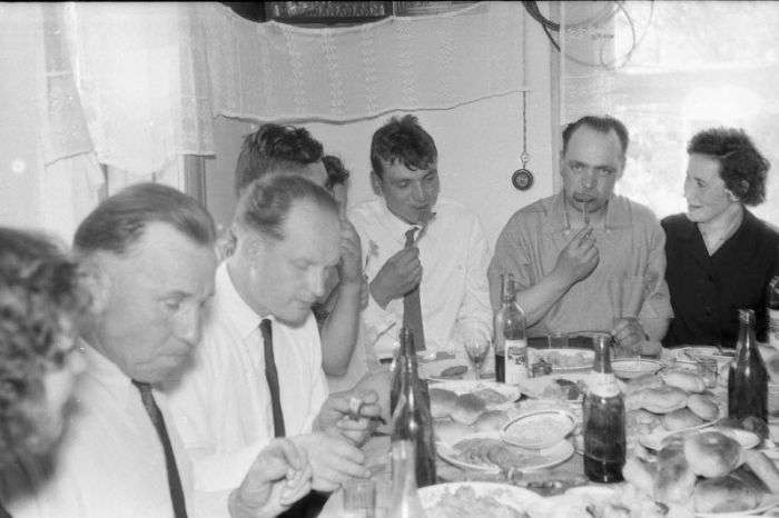 Сільське весілля 1964 року в Рязанській області (56 фото)