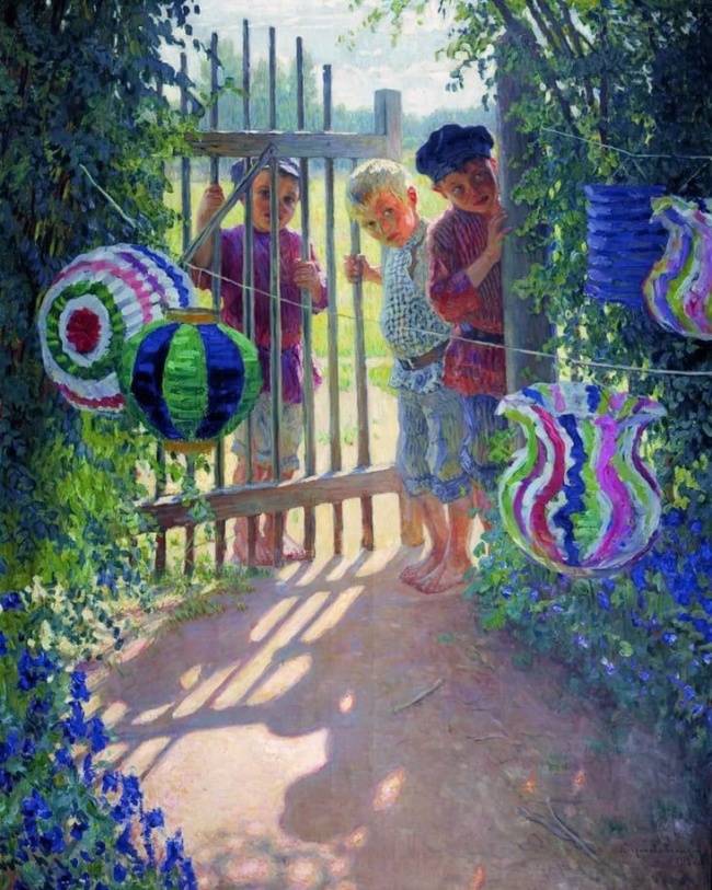 Художник Николай Богданов — Бельский (1868 — 1944). Картины русской жизни 